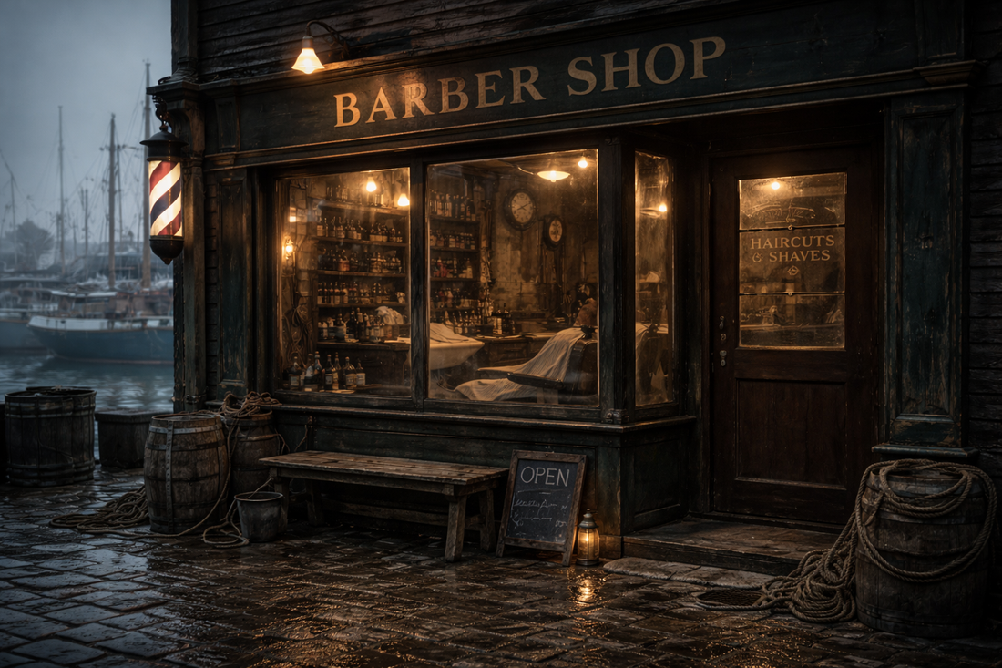 תרבות מספרות גברים בערי נמל